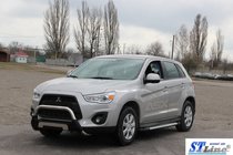Mitsubishi ASX 2010–2023 Stranske stopnice Allmond Grey (2 kosa, aluminij) fotografija 2