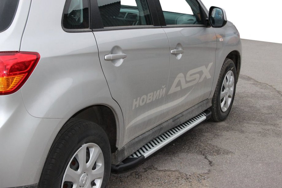 Mitsubishi ASX 2010–2023 Stranske stopnice Line (2 kosa, aluminij) Image