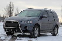 Mitsubishi Outlander 2006–2012 Sprednji zaščitni lok WT Special (nerjaveče jeklo) fotografija 1