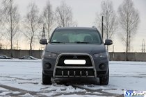 Mitsubishi Outlander 2006–2012 Sprednji zaščitni lok WT Special (nerjaveče jeklo) fotografija 2