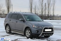 Mitsubishi Outlander 2006–2012 Sprednji zaščitni lok WT Special (nerjaveče jeklo) fotografija 3