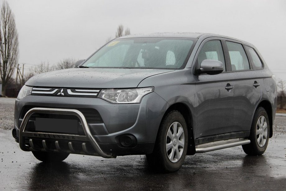 Mitsubishi Outlander 2012–2021 Sprednji zaščitni lok WT004 (inox) Image