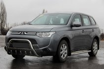 Mitsubishi Outlander 2012–2021 Sprednji zaščitni lok WT004 (inox) fotografija 1