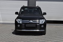 Mitsubishi Pajero Wagon IV 2006–2021 Sprednji zaščitni lok ST008 (nerjavno jeklo) fotografija 1