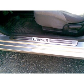 Zaščitne letve pragov OmsaLine (4 kosi, nerjaveče jeklo) Mitsubishi Lancer 9 2004–2008 fotografija 2