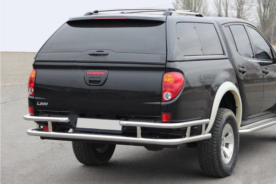 Mitsubishi L200 2006–2015 Zadnji zaščitni lok AK0022 (nerjavno jeklo) Image