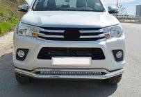 Toyota Hilux 2015– Sprednji dvojni zaščitni lok Vegas (2015-2020, nerjaveče jeklo) fotografija 1