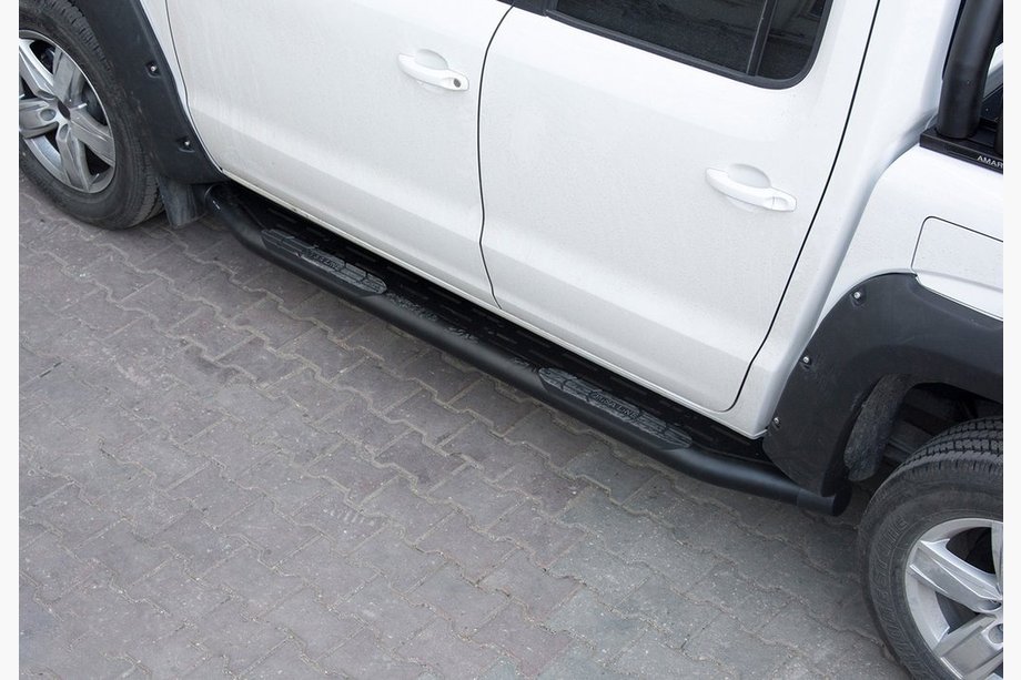 Ford Ranger 2011–2022 Stranski pragovi Amazon Black (2 kosa, črni) Image
