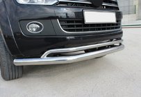 Volkswagen Amarok 2010–2022 Sprednji dvojni zaščitni lok Vegas 2010-2016 (nerjaveče jeklo) fotografija 1