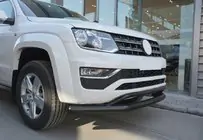 Volkswagen Amarok 2010–2022 Sprednji dvojni zaščitni lok Vegas 2016-2021 (črn) fotografija 1