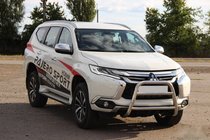 Mitsubishi Pajero Sport 2015– Prednji zaščitni lok WT022 (nerjavno jeklo) fotografija 1