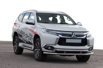 Mitsubishi Pajero Sport 2015– Sprednji zaščitni lok ST016 (nerjaveče jeklo) fotografija 1
