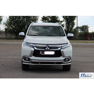 Sprednji zaščitni lok ST016 (nerjaveče jeklo) Mitsubishi Pajero Sport 2015– fotografija 3