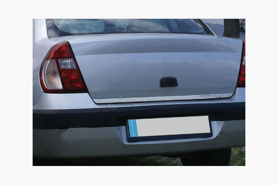 Renault Symbol 1999–2008 Kromirana obroba pokrova prtljažnika (Sedan, nerjaveče jeklo) Image