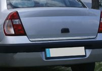 Renault Symbol 1999–2008 Kromirana obroba pokrova prtljažnika (Sedan, nerjaveče jeklo) fotografija 1