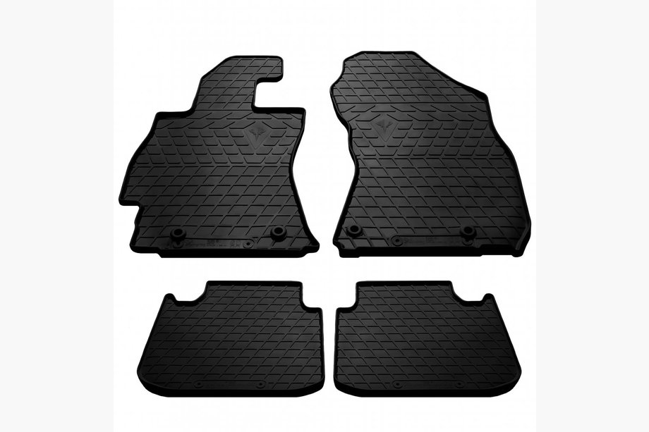 Subaru Outback 2014–2019 Gumijasti tepihi za potniški prostor (4 kosi, Stingray Premium) Image