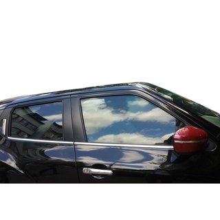 Okenske obrobe (4 kosi, nerjavno jeklo) Nissan Juke 2010–2019 fotografija 4