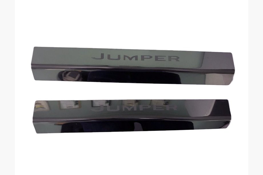 Citroen Jumper 2007–2025 Zaščitne letve pragov vrat Laser (2 kos, nerjaveče jeklo) Image