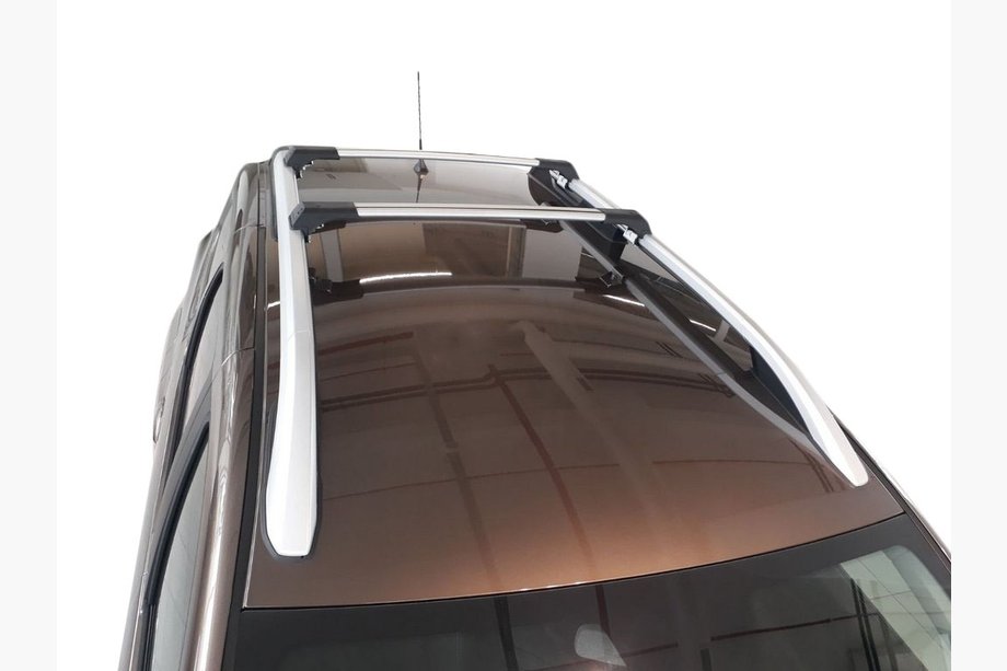 Dacia Duster 2018–2024 Prečne letve za standardne strešne sani brez ključa (2 kos) Črna Image