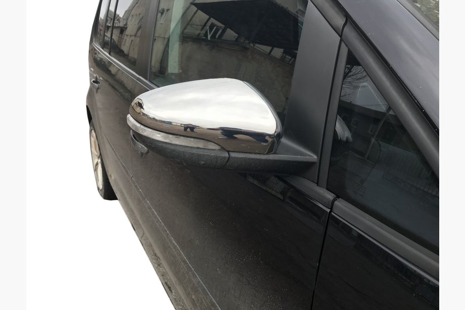 Volkswagen Touran 2010–2015 Kromirani pokrovi vzvratnih ogledal (2 kosa, nerjaveče jeklo) OmsaLine - italijansko nerjavno jeklo Image