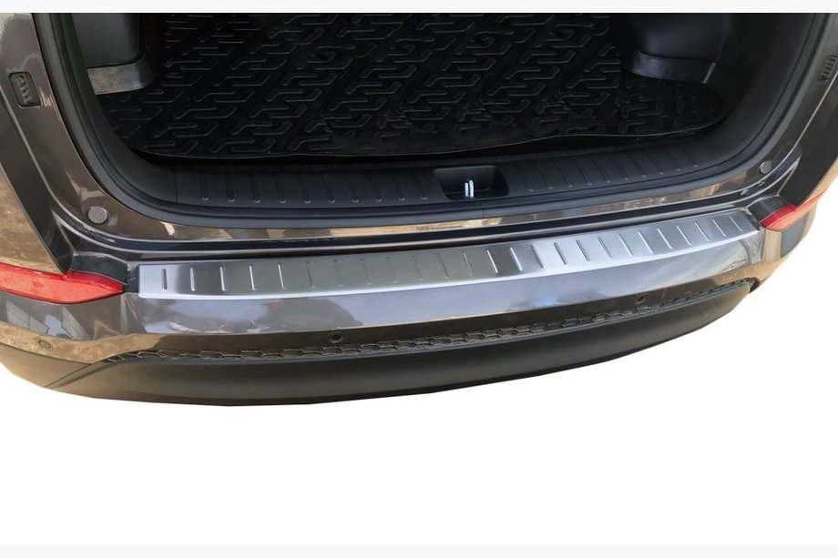 Hyundai Tucson TL 2016–2021 Nerjaveča zaščitna letev za zadnji odbijač OmsaLine 2016-2018 (nerjaveče jeklo) Image