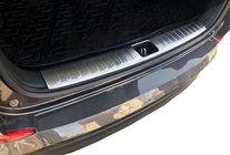 Hyundai Tucson TL 2016–2021 Zaščitna letev zadnjega praga prtljažnika OmsaLine (nerjavno jeklo) fotografija 1