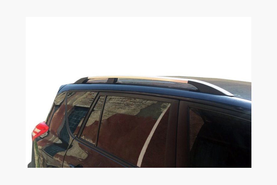 Toyota Rav 4 2006–2013 Turške kromirane strešne sani Kratka medosna razdalja, plastične nogice Image