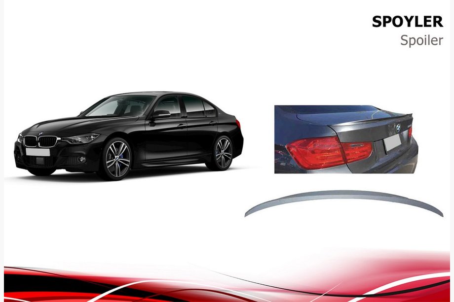 BMW serija 3 F30/F31 2012–2019 Spojler Niken (za lakiranje) Image