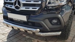 Mercedes X class 2017–2020 Prednja zaščitna cev Gronder (nerjaveče jeklo, 70 mm) fotografija 1