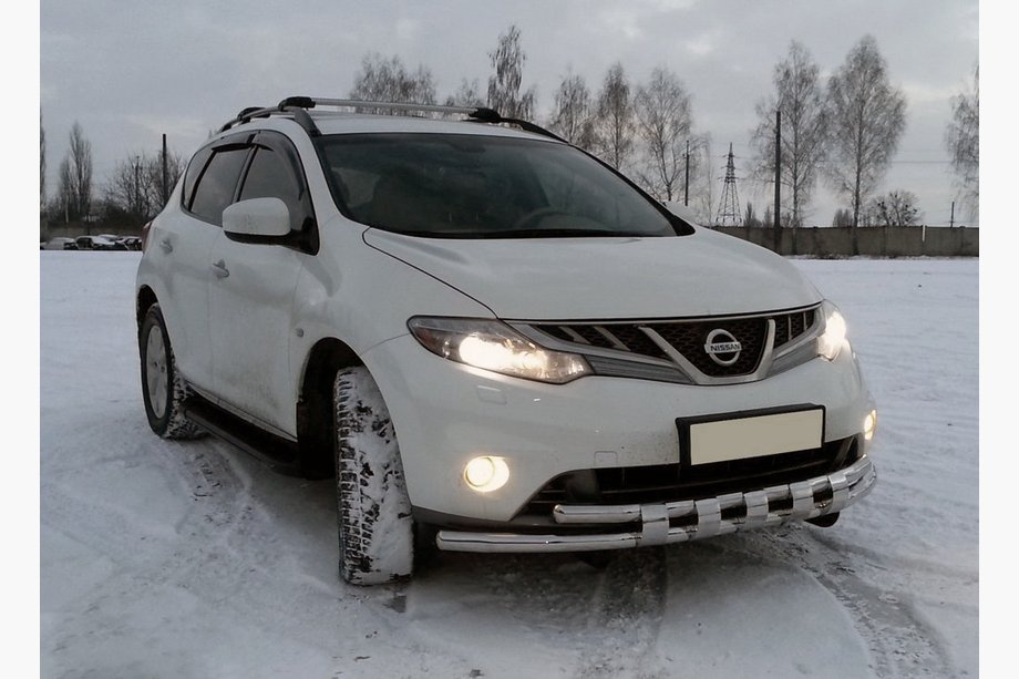 Nissan Murano 2008–2014 Sprednji zaščitni lok ST015 (nerjaveče jeklo) Image