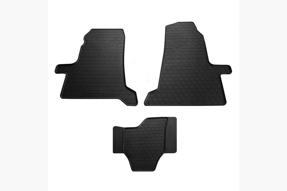 Ford Transit 2000–2014 Gumijasti notranji avtomobilski tepihi (3 kos, Stingray Premium) Image
