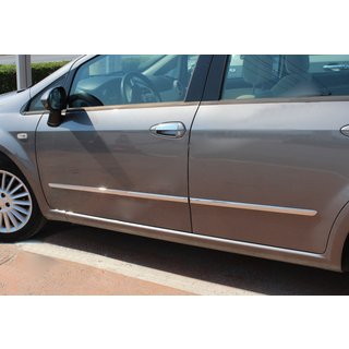 Kromirane letvice za vrata (4 kos., inox)