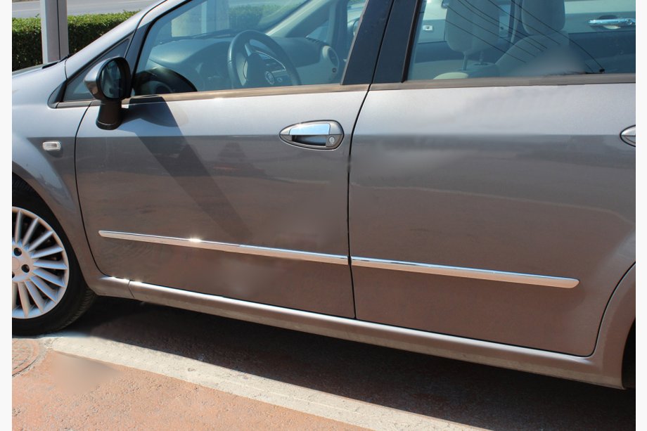 Fiat Linea 2006–2018 Kromirane letvice za vrata (4 kos., inox) Image