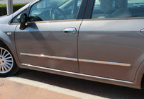 Fiat Linea 2006–2018 Kromirane letvice za vrata (4 kos., inox) fotografija 1