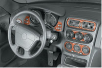 Alfa Romeo Spider/GTV 1995–2005 Dekor za armaturno ploščo Črna fotografija 4
