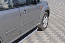 Nissan X-trail T30 2002–2007 Stranske stopnice Fullmond (2 kos, aluminij) fotografija 3