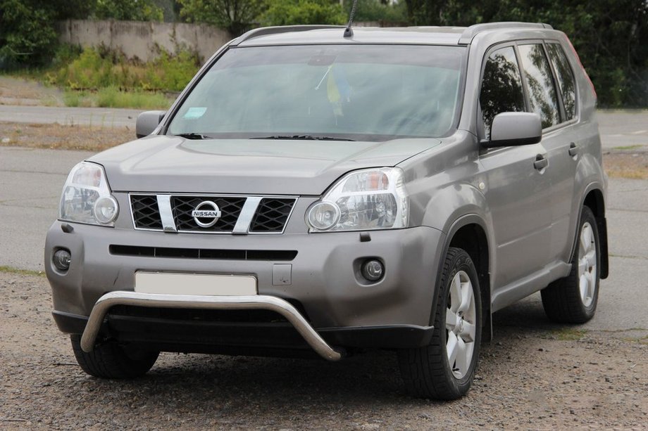 Nissan X-trail T31 2007–2014 Sprednji zaščitni lok WT007 (nerjavno jeklo) Image