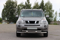 Nissan X-trail T31 2007–2014 Sprednji zaščitni lok ST015/2 (inox) fotografija 3
