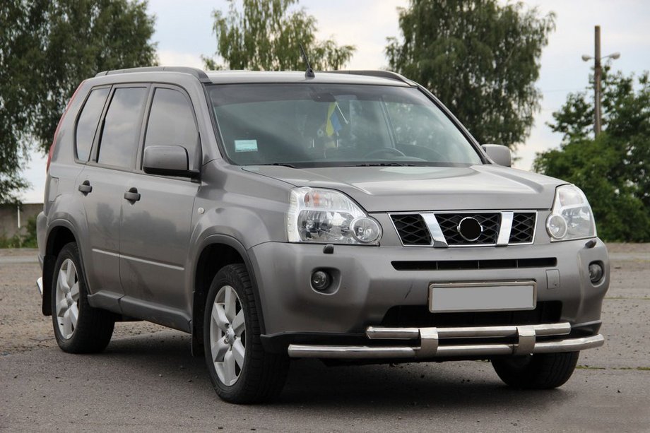 Nissan X-trail T31 2007–2014 Sprednji zaščitni lok ST015/2 (inox) Image