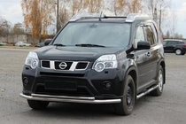 Nissan X-trail T31 2007–2014 Sprednji zaščitni lok ST014 (nerjavno jeklo) fotografija 1