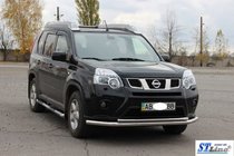 Nissan X-trail T31 2007–2014 Sprednji zaščitni lok ST014 (nerjavno jeklo) fotografija 2