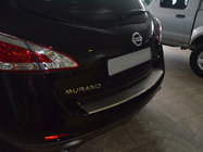 Nissan Murano 2008–2014 Nerjaveča letev za zadnji odbijač z zavihkom Nataniko (nerjavno jeklo) fotografija 1