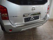 Nissan Pathfinder R51 2005–2014 Nerjaveča letev za zadnji odbijač z zavihkom Nataniko (nerjavno jeklo) fotografija 1