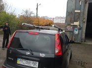 Nissan Note 2004–2012 Strešne sani Shark (2 kos) fotografija 5