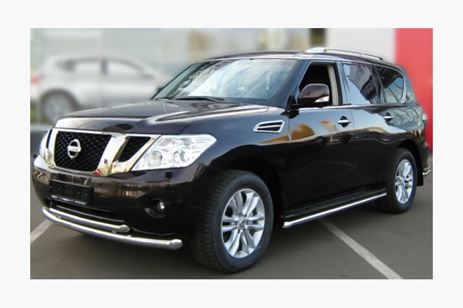 Nissan Pathfinder R51 2005–2014 Dvojni sprednji zaščitni lok (nerjavno jeklo) Image
