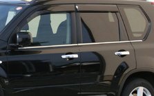 Nissan X-trail T30 2002–2007 Okenske letvice (6 kos, nerjaveče jeklo) fotografija 1