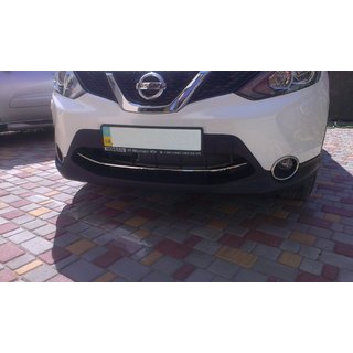 Nerjaveča zaščitna letvica za sprednji odbijač (2014-2017) Nissan Qashqai 2014–2021 fotografija 2