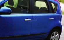 Nissan Note 2004–2012 Kromirane obloge kljuk vrat (4 kosi, nerjavno jeklo) fotografija 1