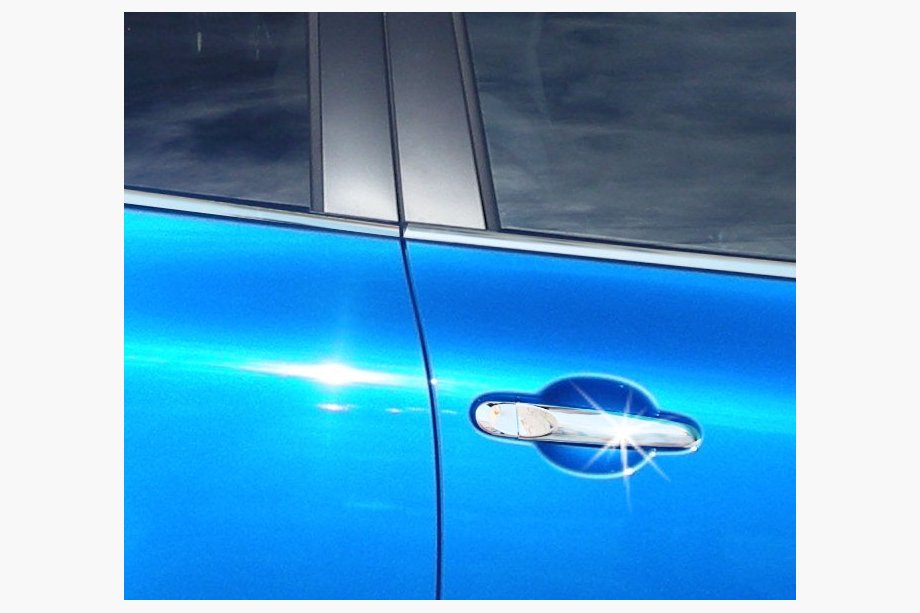Nissan Note 2012–2020 Kromirane obloge kljuk vrat (4 kosi, nerjavno jeklo) Image