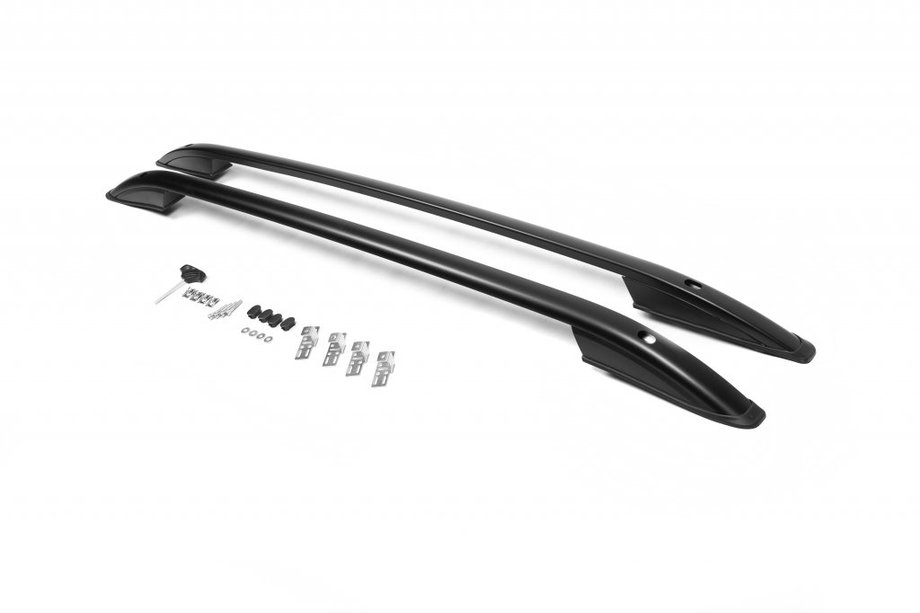 Nissan Qashqai 2010–2014 Strešni relingi Skyport Black Image